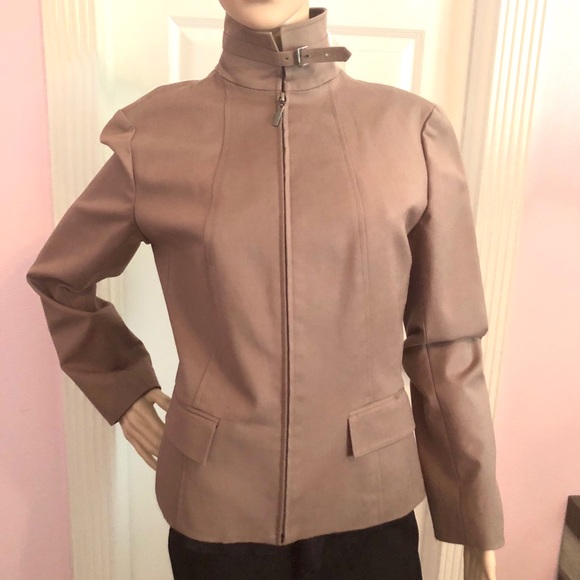 MAG by Magaschoni Zip up Jacket Hi collar - Picture 2 of 6